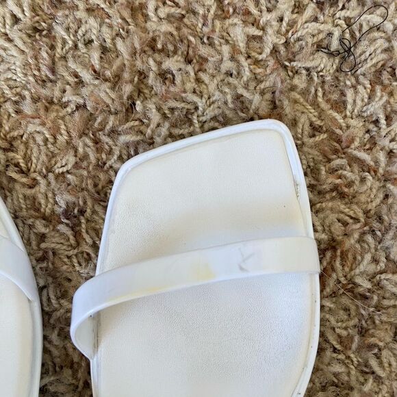 Jeffrey Campbell white heels sandals - Picture 3 of 4